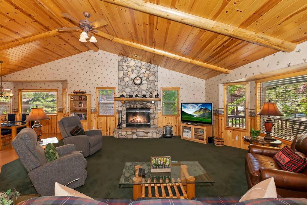 Villa Teakwood - 3-Br Spa, Fire Pit, Quiet, Ac, Centrally Located Big Bear Lake Exterior foto